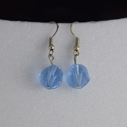Boucles d'Oreilles en Cristal bleu 4 - Bijoux BLUE  MOON