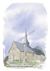 St Ouen sur Maire - Aquarelles et dessins du Patrimoine - Florence Motte