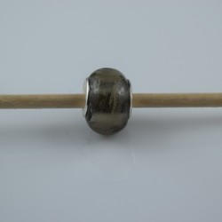 Perle compatible en verre fait main au chalumeau p42 - Bijoux BLUE  MOON