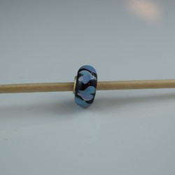 Perle compatible en verre fait main au chalumeau p112 - Bijoux BLUE  MOON