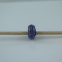 Perle compatible en verre fait main au chalumeau p71 - Bijoux BLUE  MOON