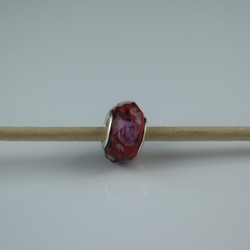 Perle compatible en verre fait main au chalumeau p126 - Bijoux BLUE  MOON