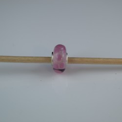 Perle compatible en verre fait main au chalumeau p81 - Bijoux BLUE  MOON