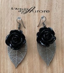 Rose noir (A004) - L'Atelier d'Aurore