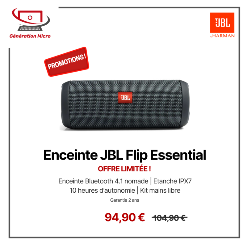 Enceinte portable Bluetooth JBL Flip Essential 2