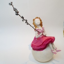 La petite danseuse en rose - Aude SOUCHIER Galerie d'Artiste