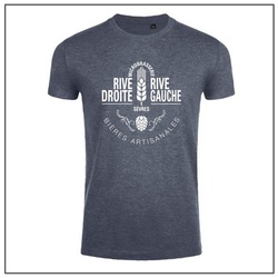 T-shirt Rive Droite Rive Gauche "CLASSIC" (S, M, L, XL) - MICROBRASSERIE RIVE DROITE RIVE GAUCHE