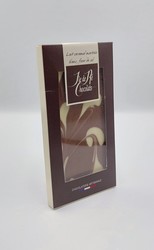 Tablette de Chocolat Lait Caramel Marbre Blanc Fleur De Sel - HO CHAMPS DE RE