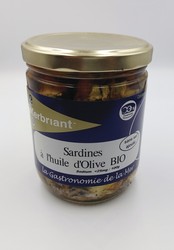 Sardines  l'huile d'olive BIO - HO CHAMPS DE RE