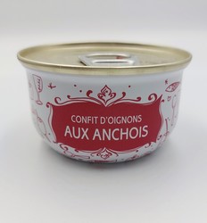 Confit d'oignons aux anchois 115g - HO CHAMPS DE RE