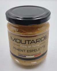 Moutarde fine et forte piment Espelette - HO CHAMPS DE RE