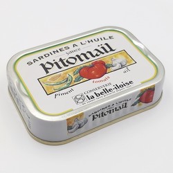 Sardines  l'huile sauce Pitomal 115g - HO CHAMPS DE RE