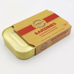 Sardines au jambon de Vende et au sel de l'le de R 115g - HO CHAMPS DE RE