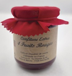 Confiture Extra 4 Fruits Rouges - HO CHAMPS DE RE