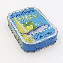 Sardines marines au muscadet et aux aromates 115g - HO CHAMPS DE RE