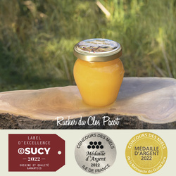 Miel en Pot de Sucy en Brie 2023 - Trsor - Rucher du Clos Pacot - Miel Pollen et produits de la ruche de Sucy en Brie - Val de Marne 94