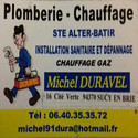 Michel DURAVEL Plombier Chauffagiste - Sucy of courses